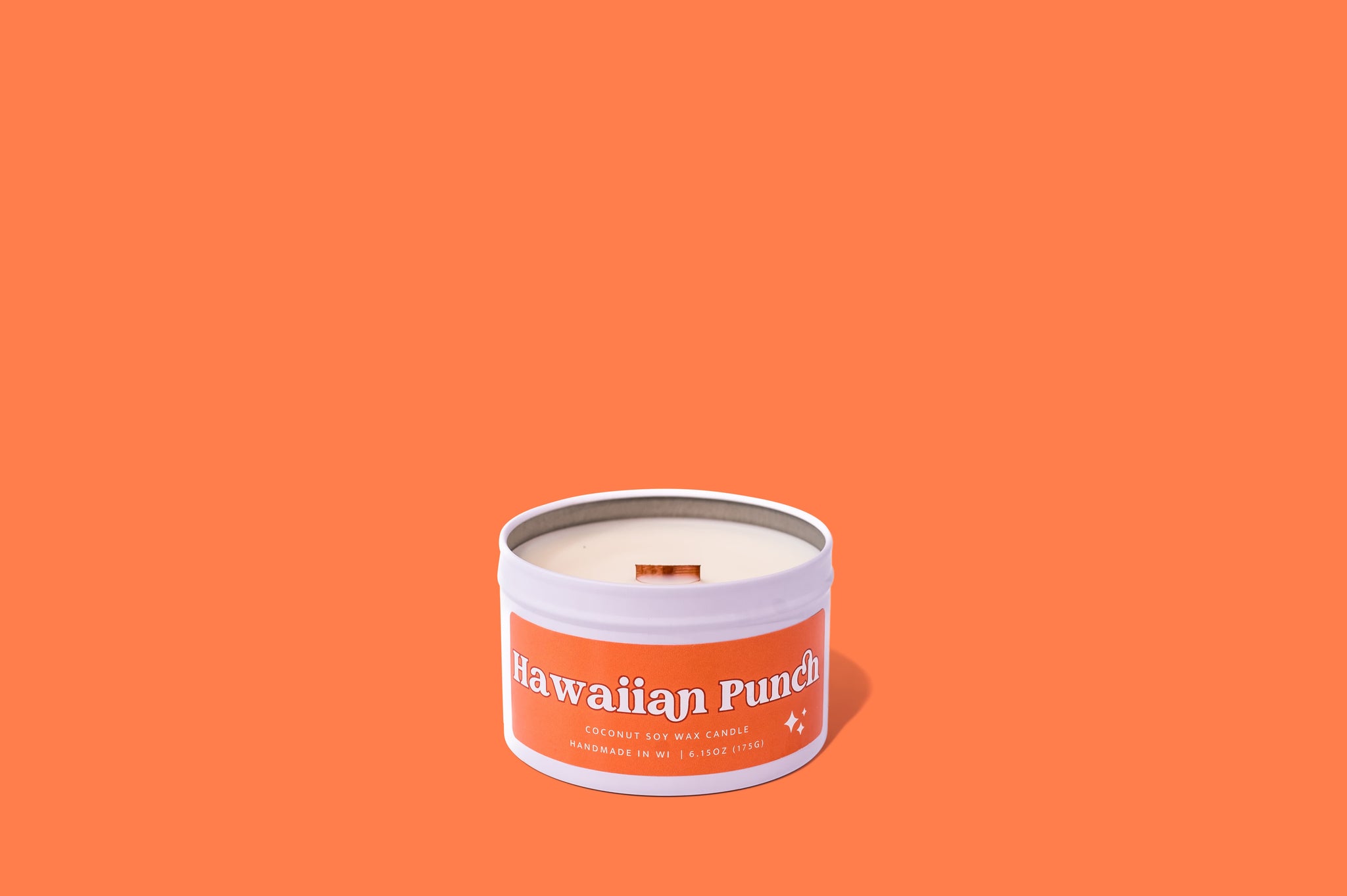 Hawaiian Punch Wooden Wick Tin | Spring 2024 – Olive + Renn Candle Studio