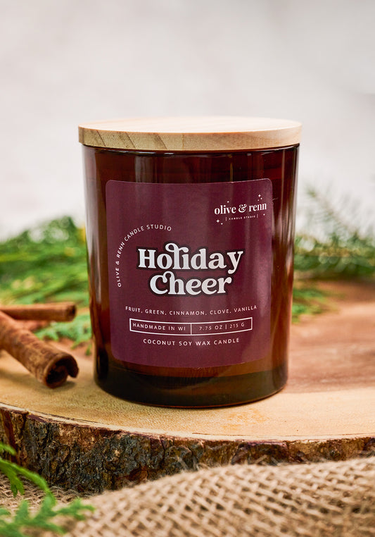 Holiday Cheer Amber Jar | Holiday 2024